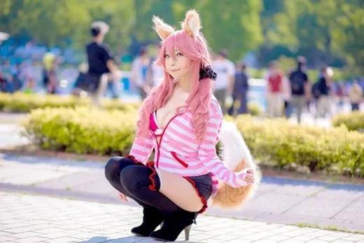 ピンクウィッグ画像 ふんわり可爱いコスプレ女子(154)