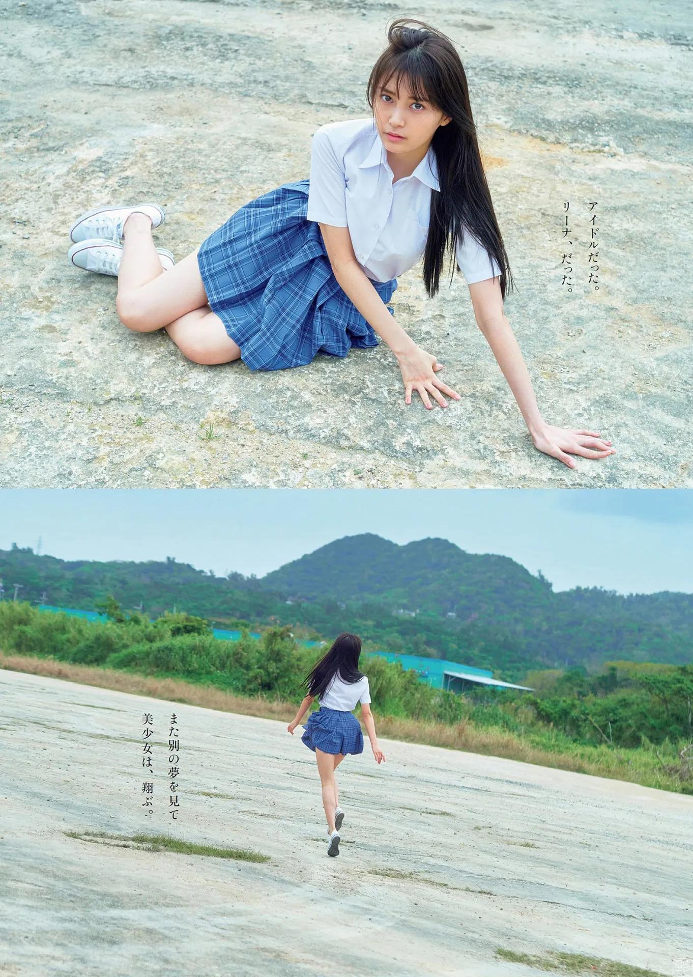 元「マジパン」の超绝美少女 小山璃奈の初水著グラビア(3)