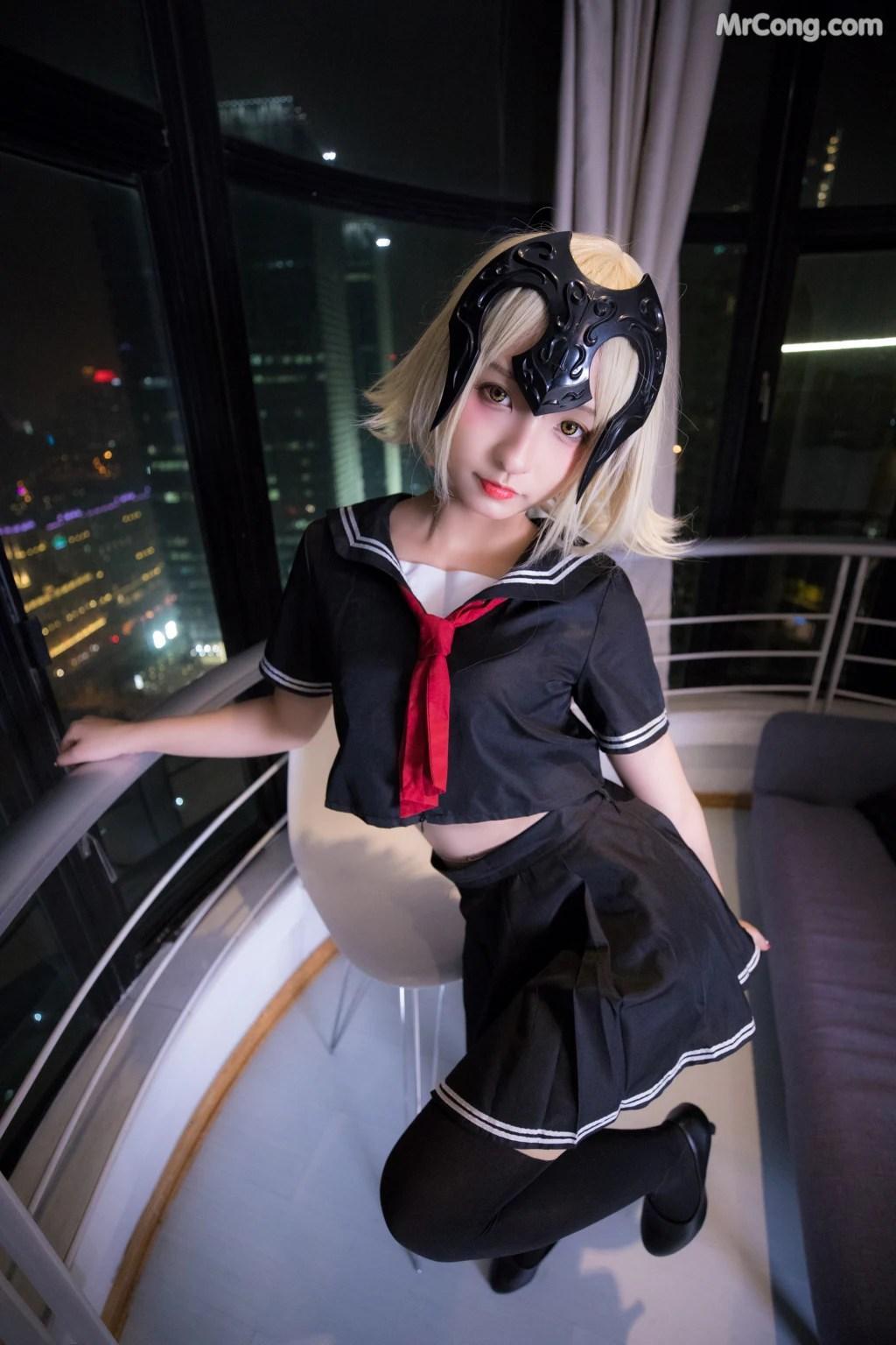 Coser@神楽坂真冬 Vol.013: 学园黑贞 (154 photos)(76)
