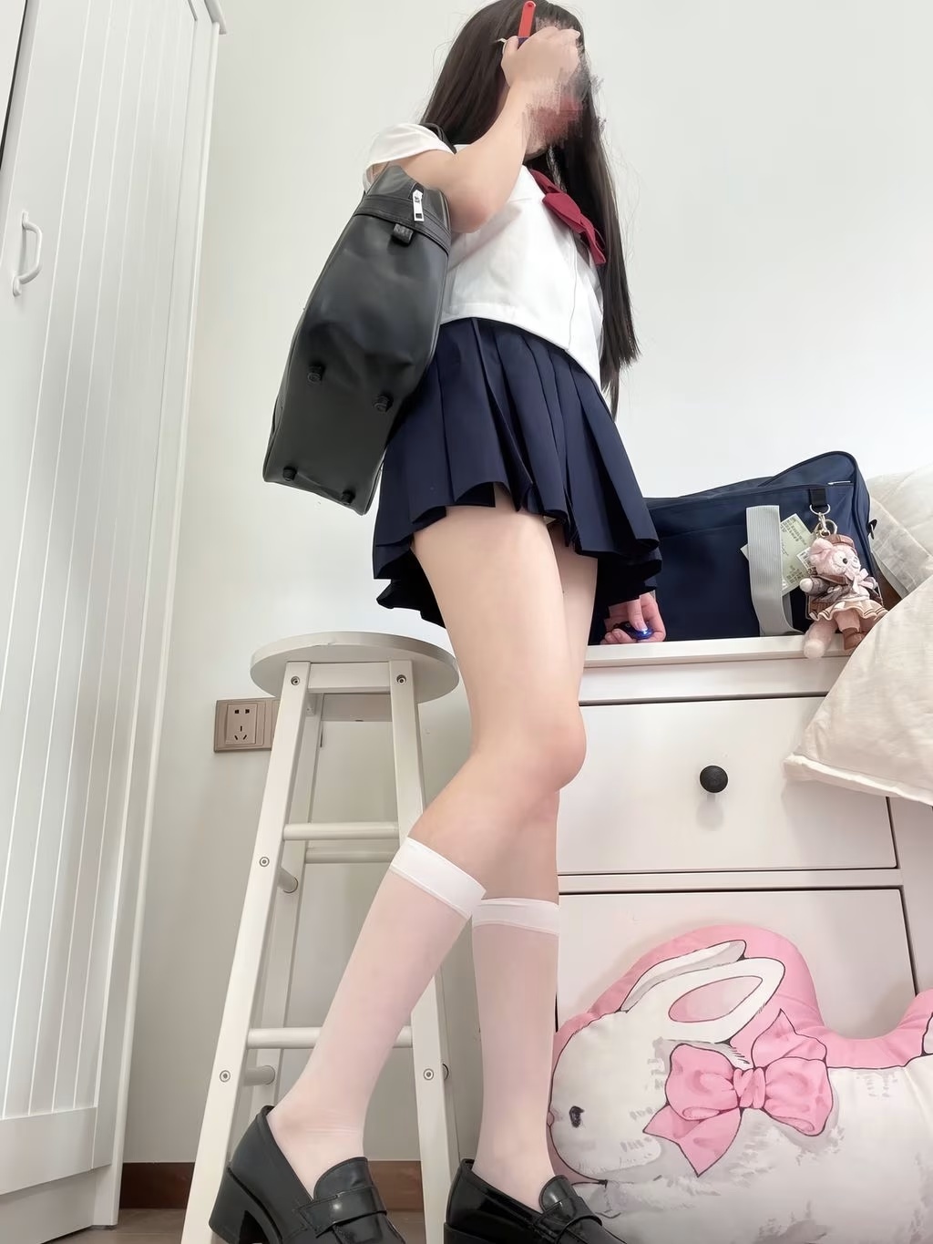 仙仙桃一顆甜桃的黑絲自慰噴水秀(59)