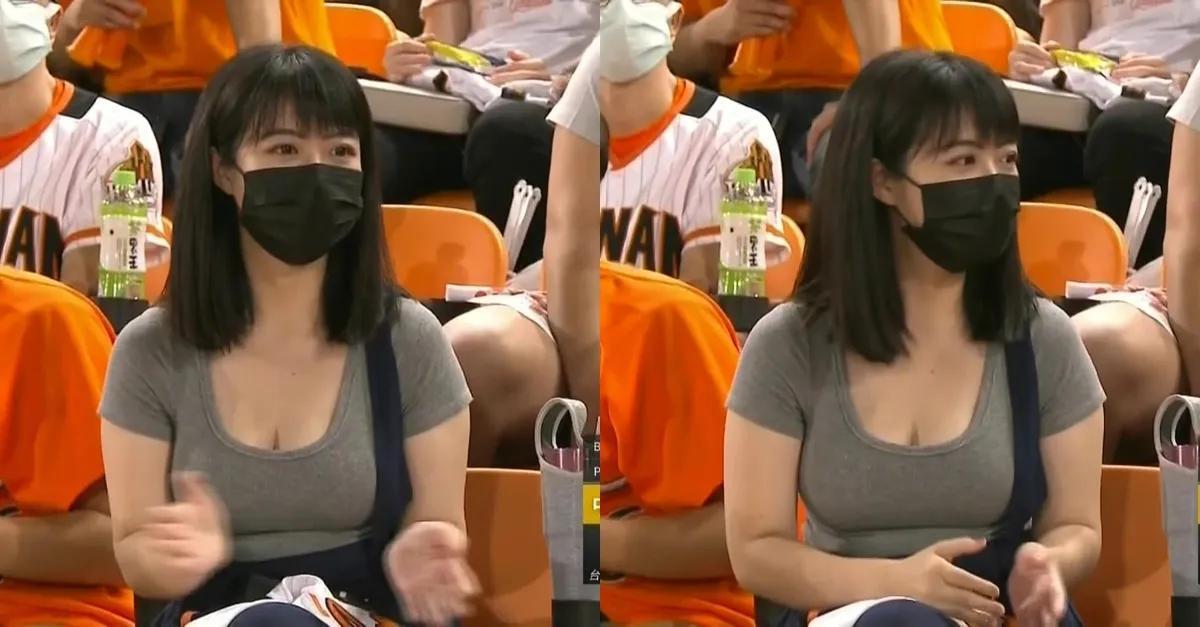 摄影大哥懂拍！台南球场出现「超凶口罩正妹」 网友：统一打线因她苏醒！-小湿妹图(1)