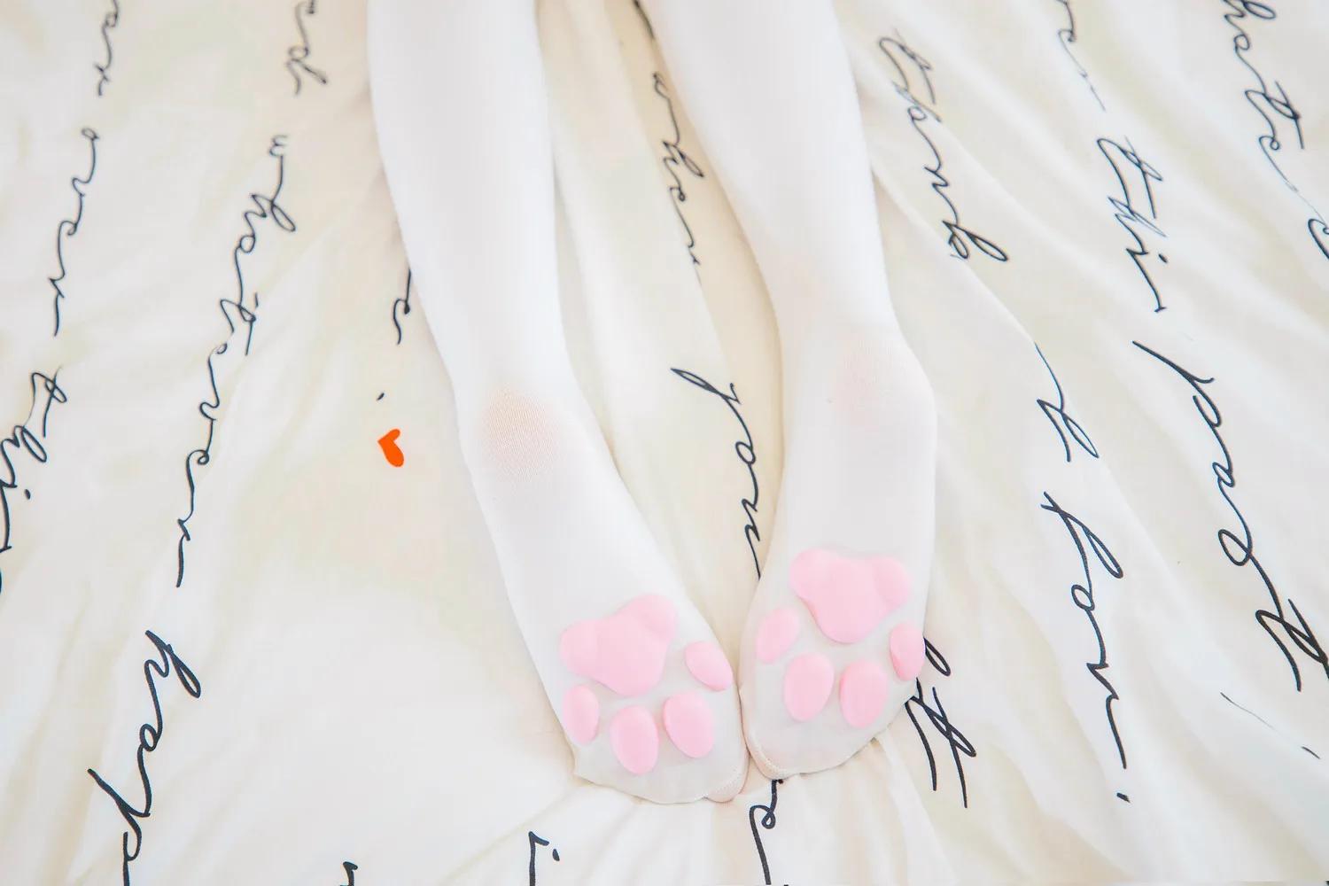 神楽坂真冬《白色猫掌袜3》御姐身材完美展示(4)