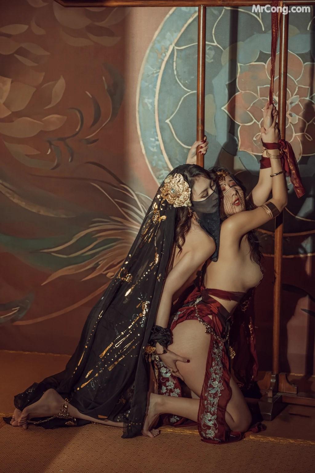 Coser@云溪溪 (Yunx1x1) Vol.044: 奶桃-双人古风 (50 photos)(33)