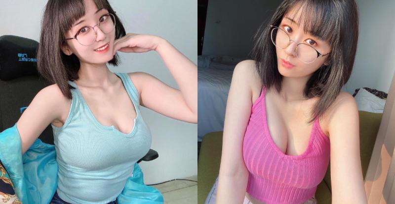 反差撩！可爱虎牙妹甜美笑容下藏残暴胸器　紧身上衣就快挡不住爆乳外冲(1)