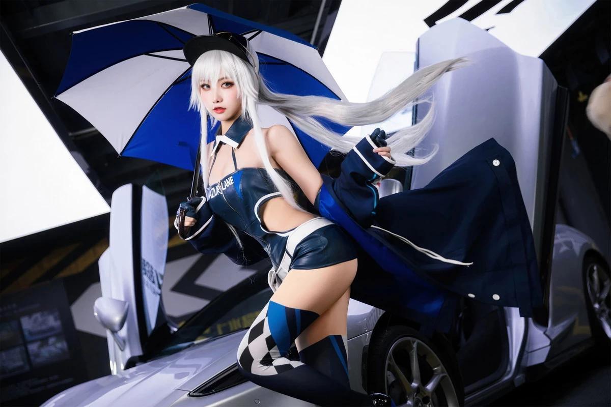 微博妹子Momoko葵葵&瓜希醬企業賽車主題性感賽車女郎服飾秀完美身材誘惑寫真58P(38)