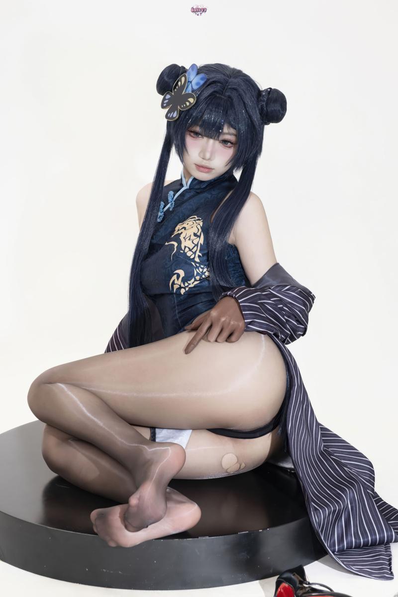 [Cosplay] 柒柒要乖哦 蔚蓝档案 妃咲原皮+兔女郎(43)