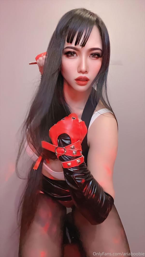 巨乳coser网红@ariaboobie尺度私拍合集4(6)