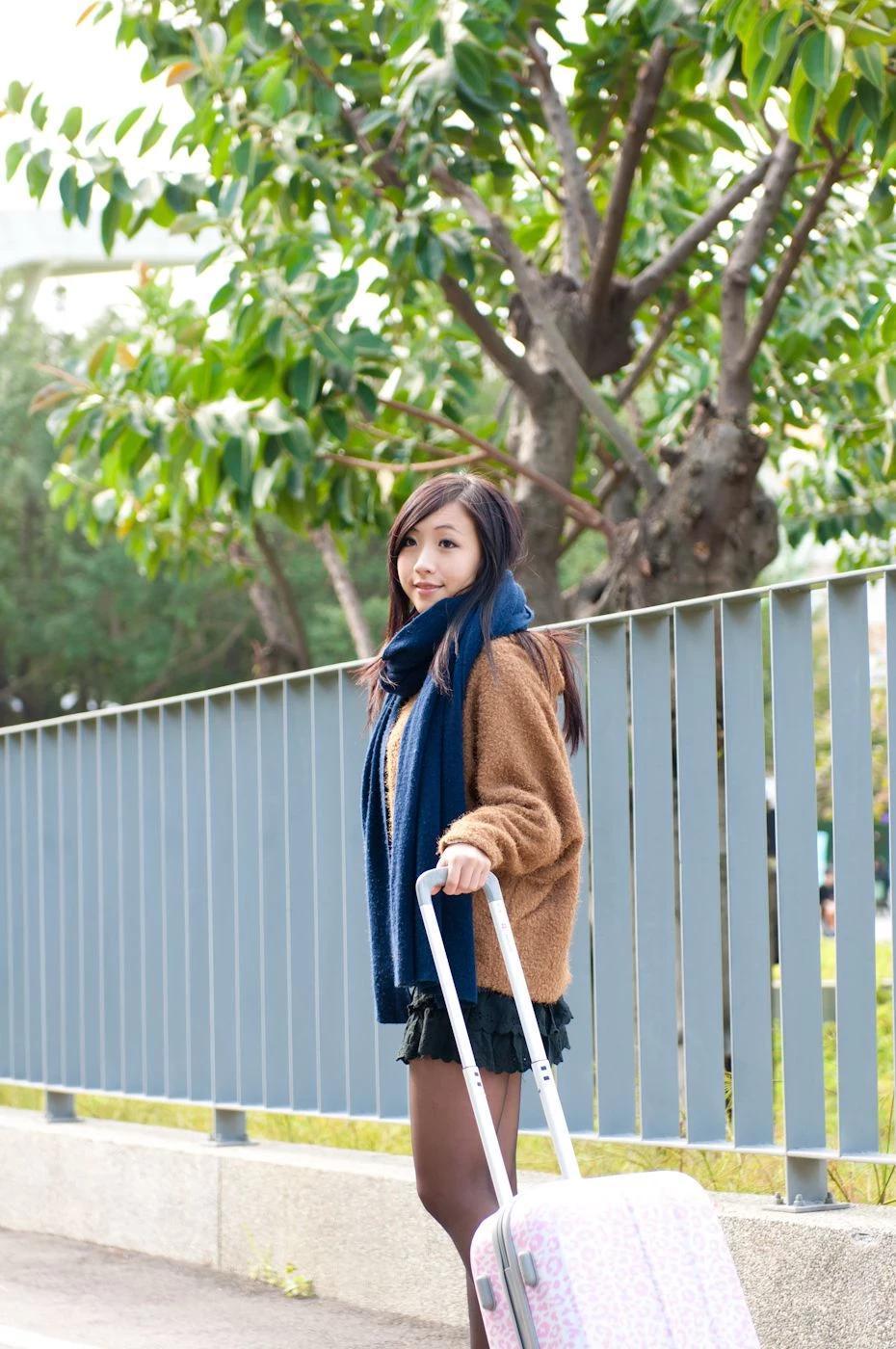 台湾时尚美女嘉文 - 圆山街拍写真集(24)