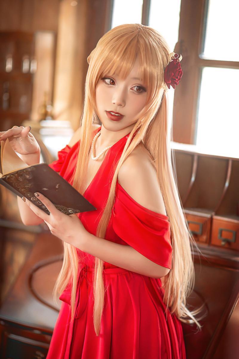 [Cosplay] 切切celia 刀剑神域 亚丝娜 礼服(4)