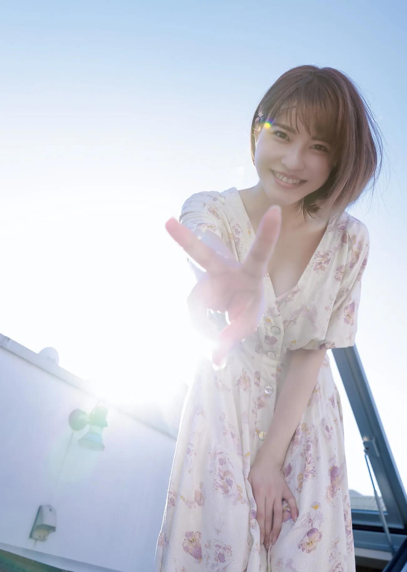 「G奶双响砲」岸明日香 火辣比基尼放送美乳(8)