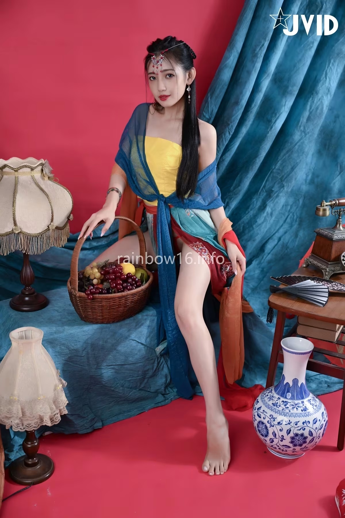 JVID 夏暮光 – 女神暮光敦煌風格造型服飾首度嘗試,飛越天際穿梭時空與你來場空前未有的愛戀滋味～ Set.01(48)