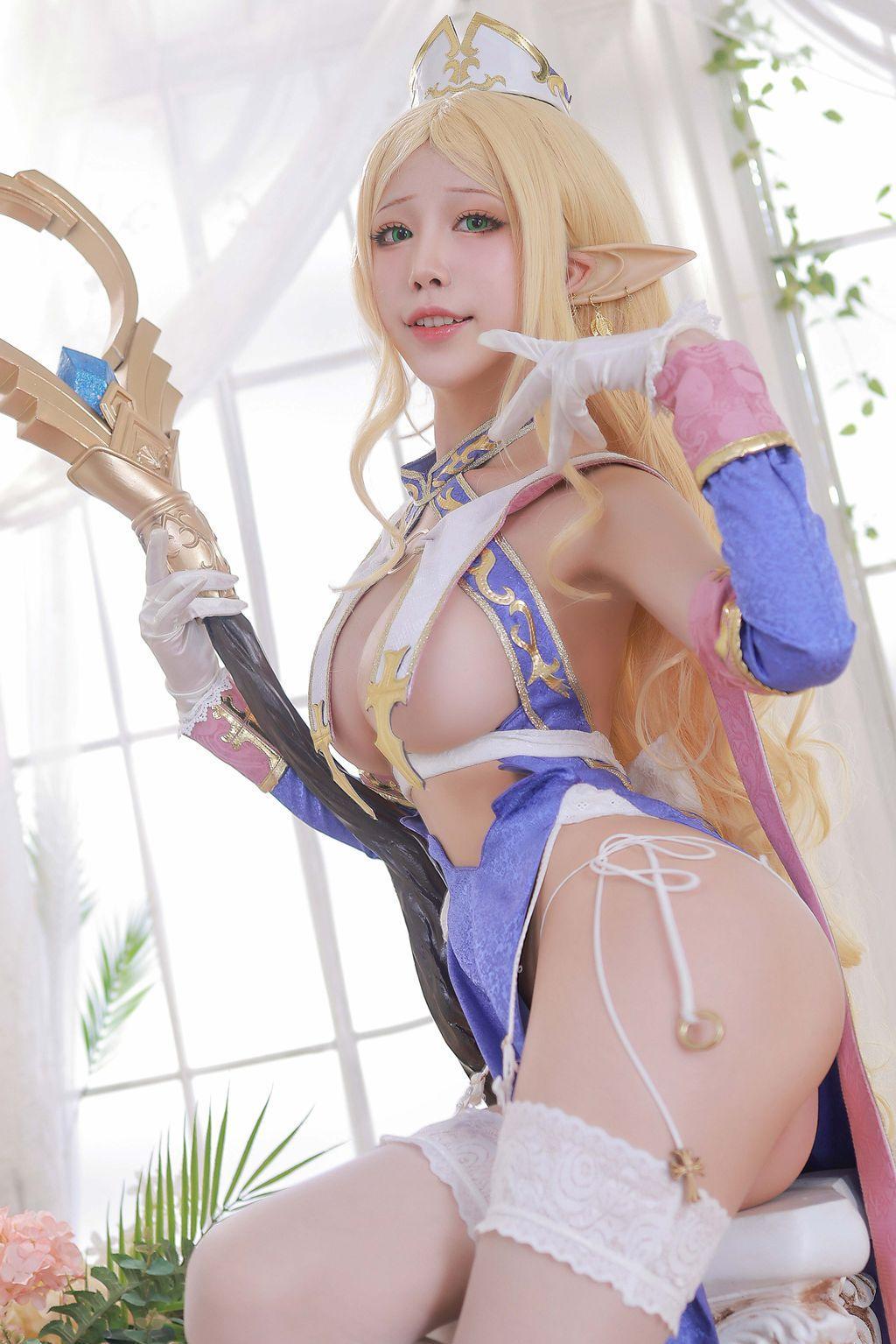 Coser@水淼Aqua Vol.089: エルフ村 (122 photos)(81)