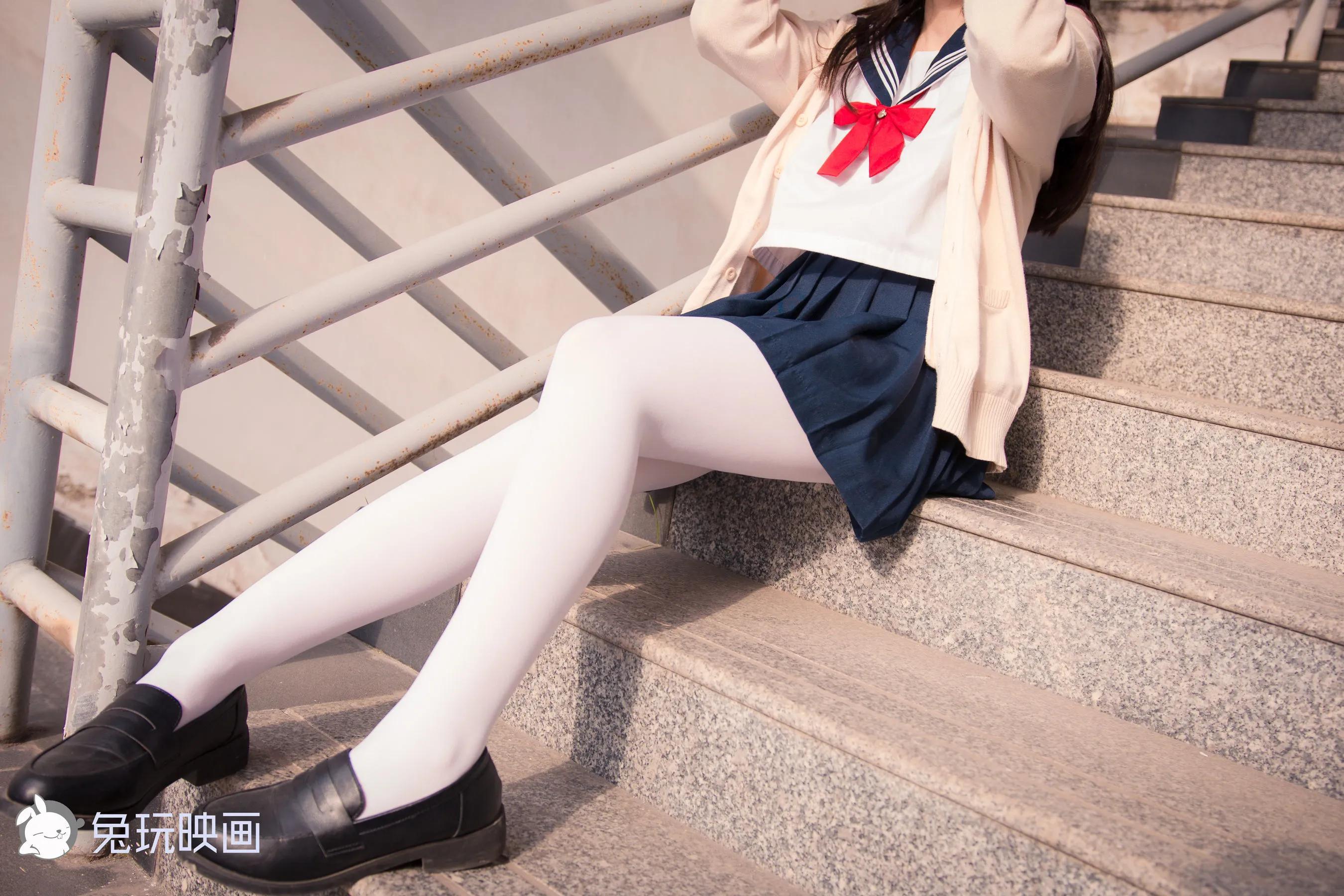 [兔玩映画] - 白丝眼镜娘(8)