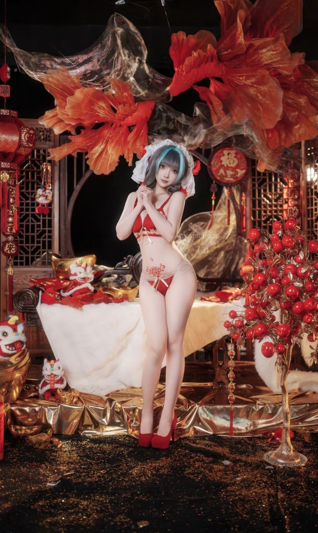 Coser@Bangni邦尼: 新春柴郡 (66 photos + 7 videos) - ( Page 1 / 4 )(32)