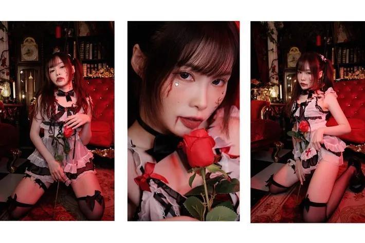 可甜可欲双面女友「小番茄」纤细骨感好身材撩欲摇　诱惑勾引手段太逼光看就难招架(42)