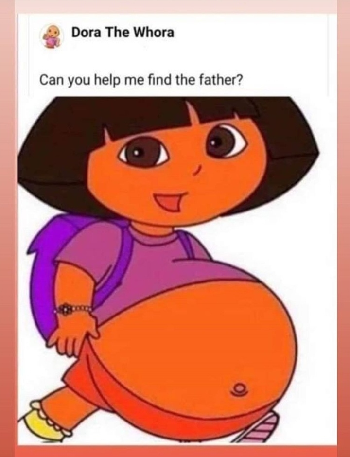 Here, the 30 best memes this valentine's day. There's no joke it's just Dora but pregnant - Meme by deathvex :) Memedroid