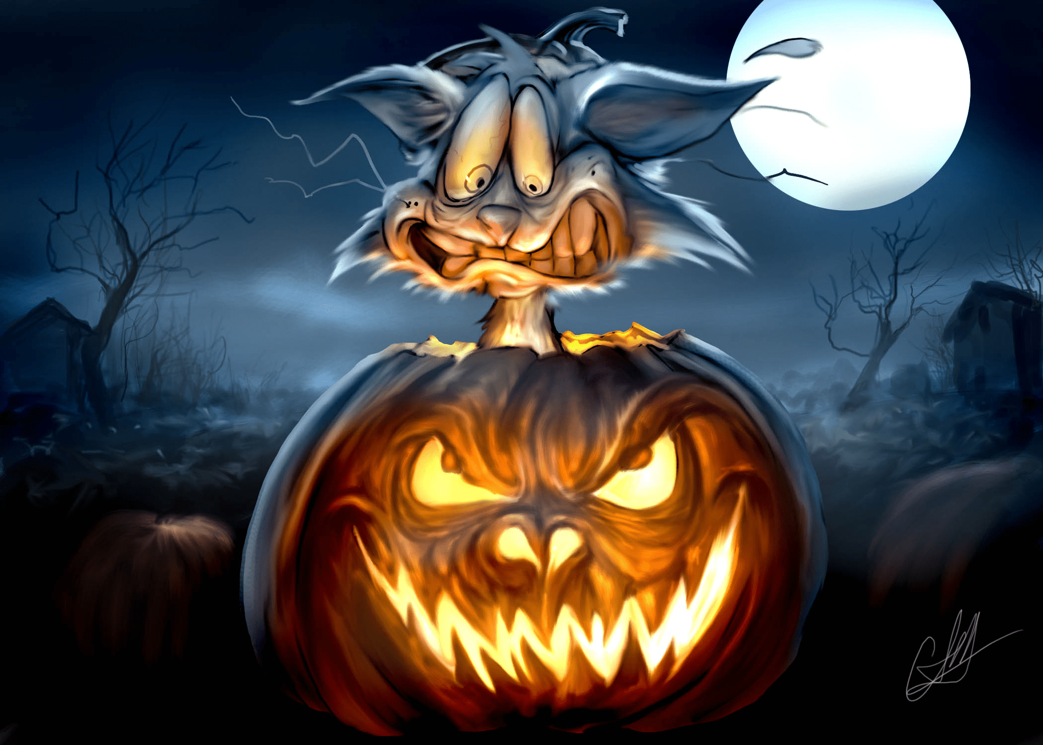 Gambar dan video untuk halloween . 830 Halloween Hd Wallpapers And Backgrounds