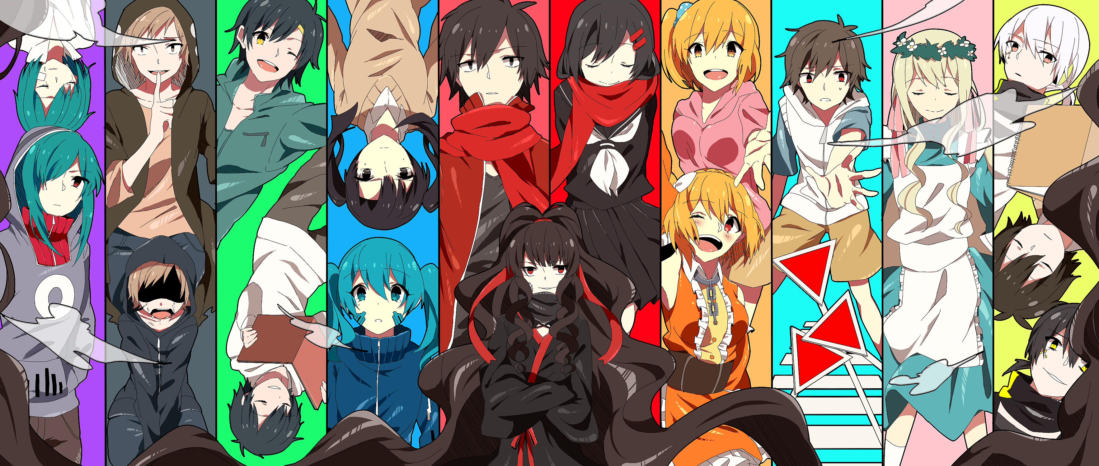 Highest rated) finding wallpapers view all subcategories. Kagerou Project Hd Wallpaper Background Image 3531x1499