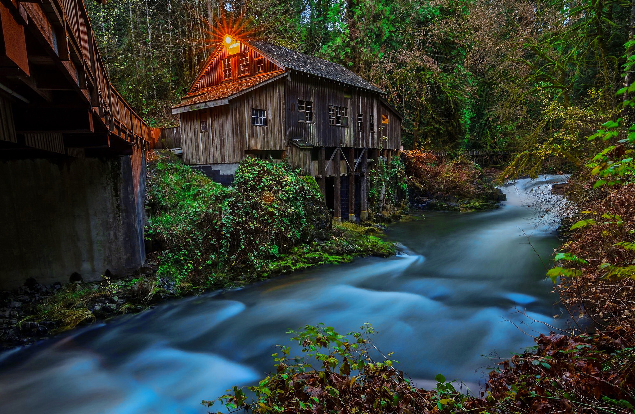 Feb 18, 2021 if you've heard of pickleball, chances are you associate th. Old Mill on Forest River HD Wallpaper | Background Image