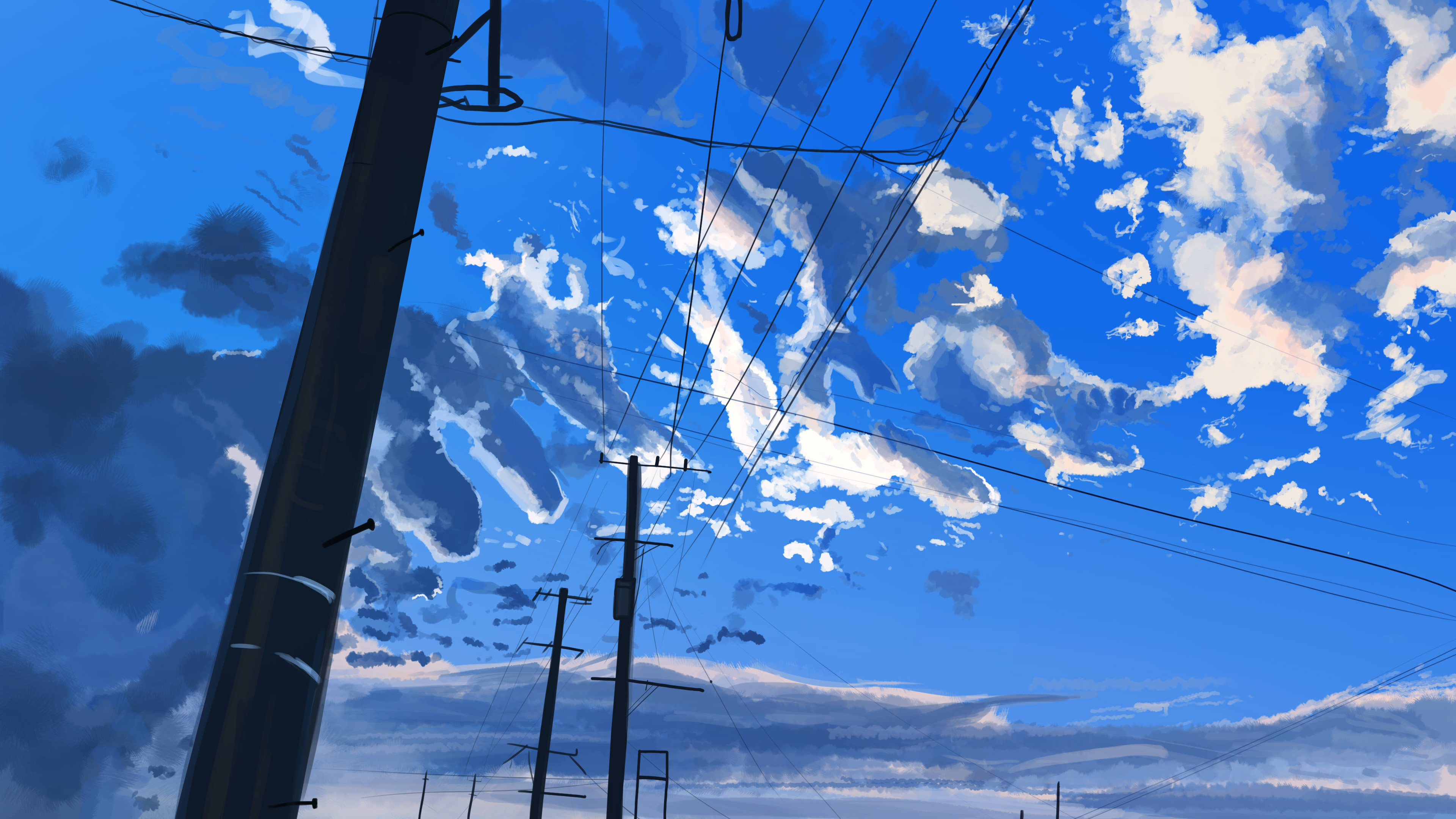 Anime original cable lines 4k (1152x864 resolution). Original 4k Ultra Hd Wallpaper Background Image 3840x2160