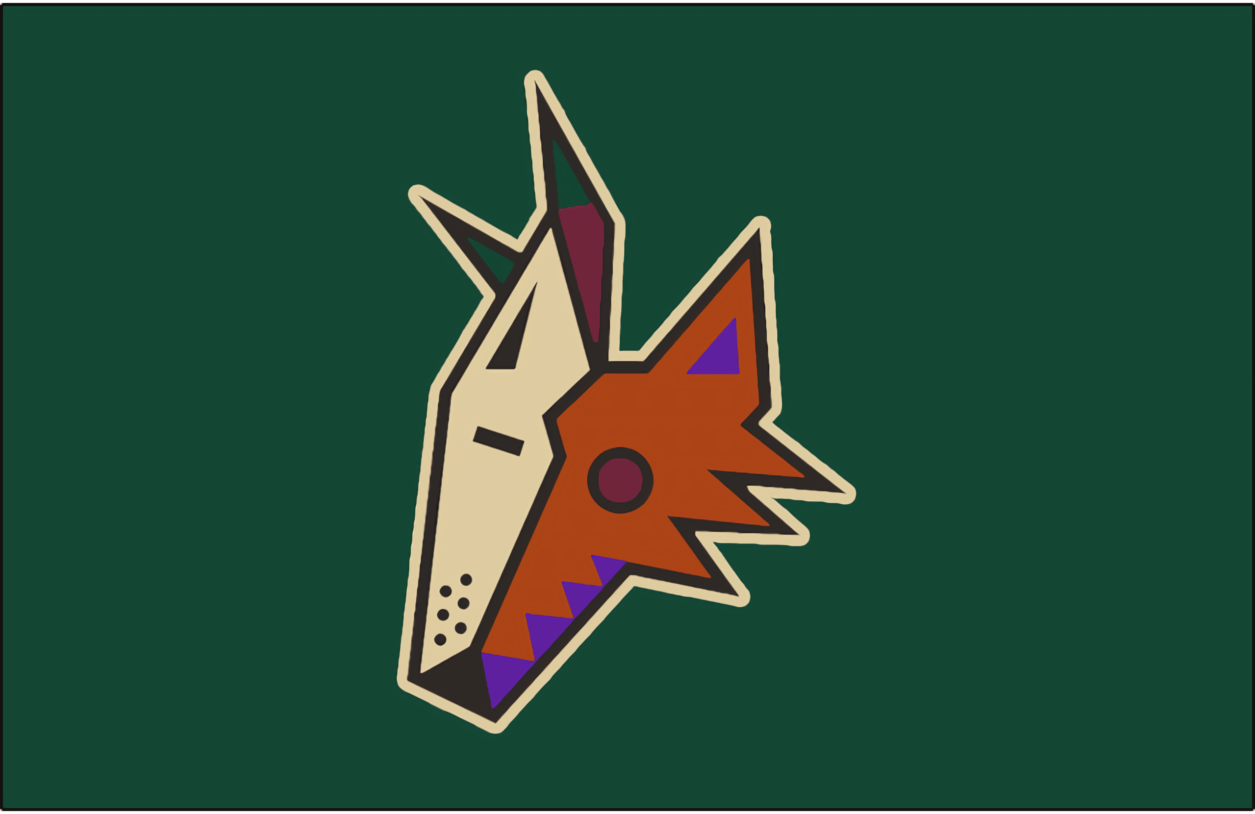 Arizona Coyotes Logo Wallpaper - Arizona Coyotes Hd Wallpaper Hintergrund 2560x1661