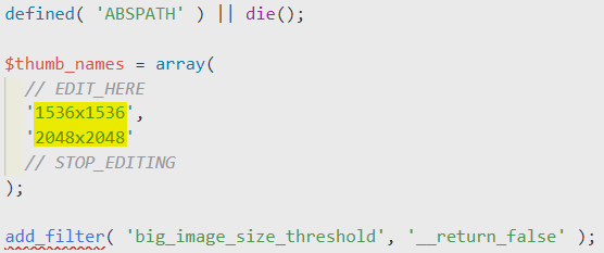 Additionally, you can use the regenerate thumbnails plugin to create . How To Deregister Thumbnail Sizes And Lower The Resize Larger Images Setting Documentation