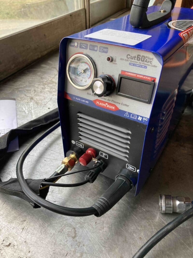 Tosense エアープラズマ切断機cut60をセッティングしました 工具のセレクトショップ今井工機 Com