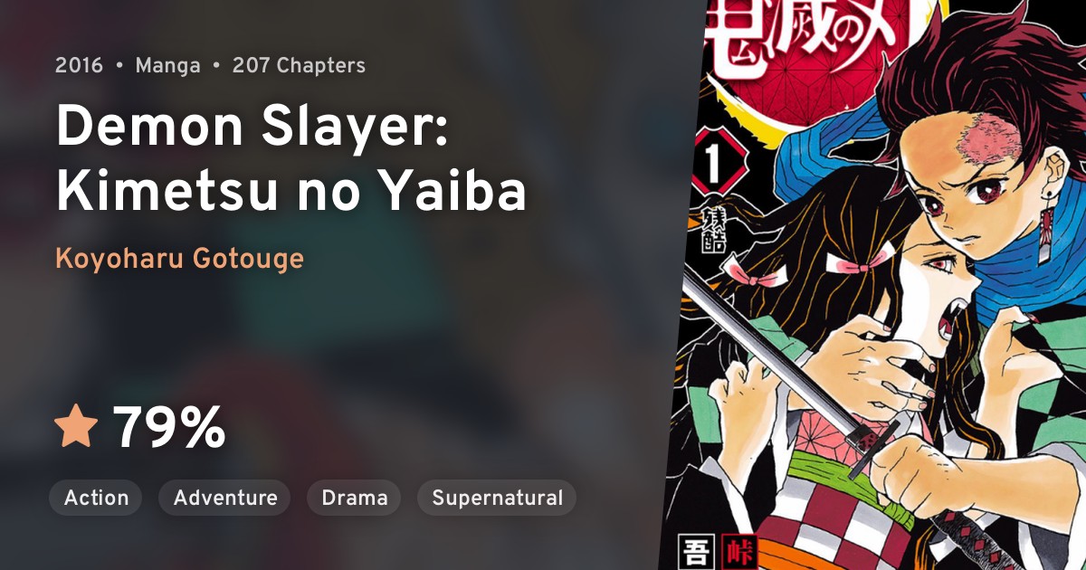 The beloved anime demon slayer: Kimetsu No Yaiba Demon Slayer Kimetsu No Yaiba Anilist