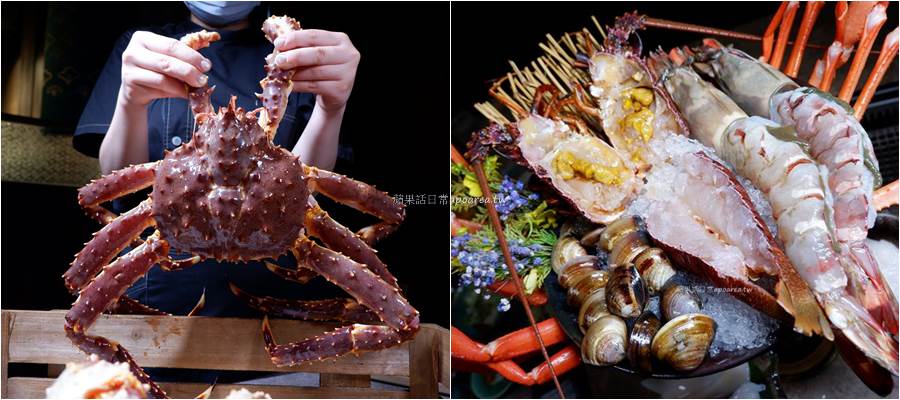 精誠壹山。期間限定帝王蟹，專人代烤超輕鬆！台中復古老宅海鮮燒肉專門店