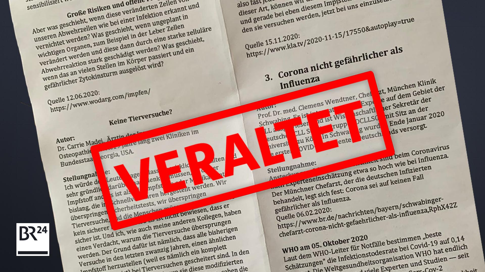 Corona-Verharmloser Nutzen Veraltete Experten-Zitate | Br24 900_x_1598_jpg