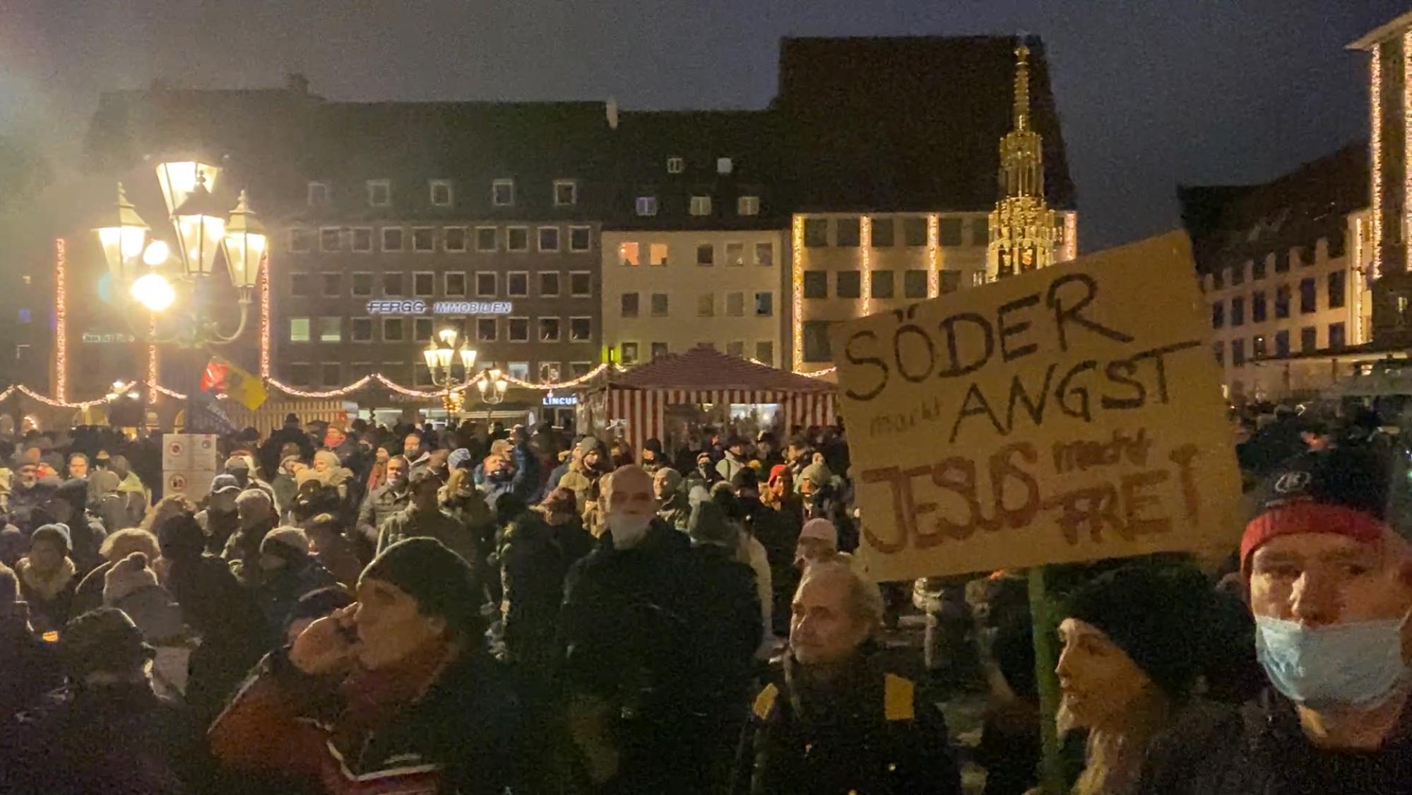 Die regierung hat maßnahmen getroffen, um das coronavirus zu stoppen. Corona-Demo: Stadt NÃ¼rnberg und Polizei wehren sich gegen