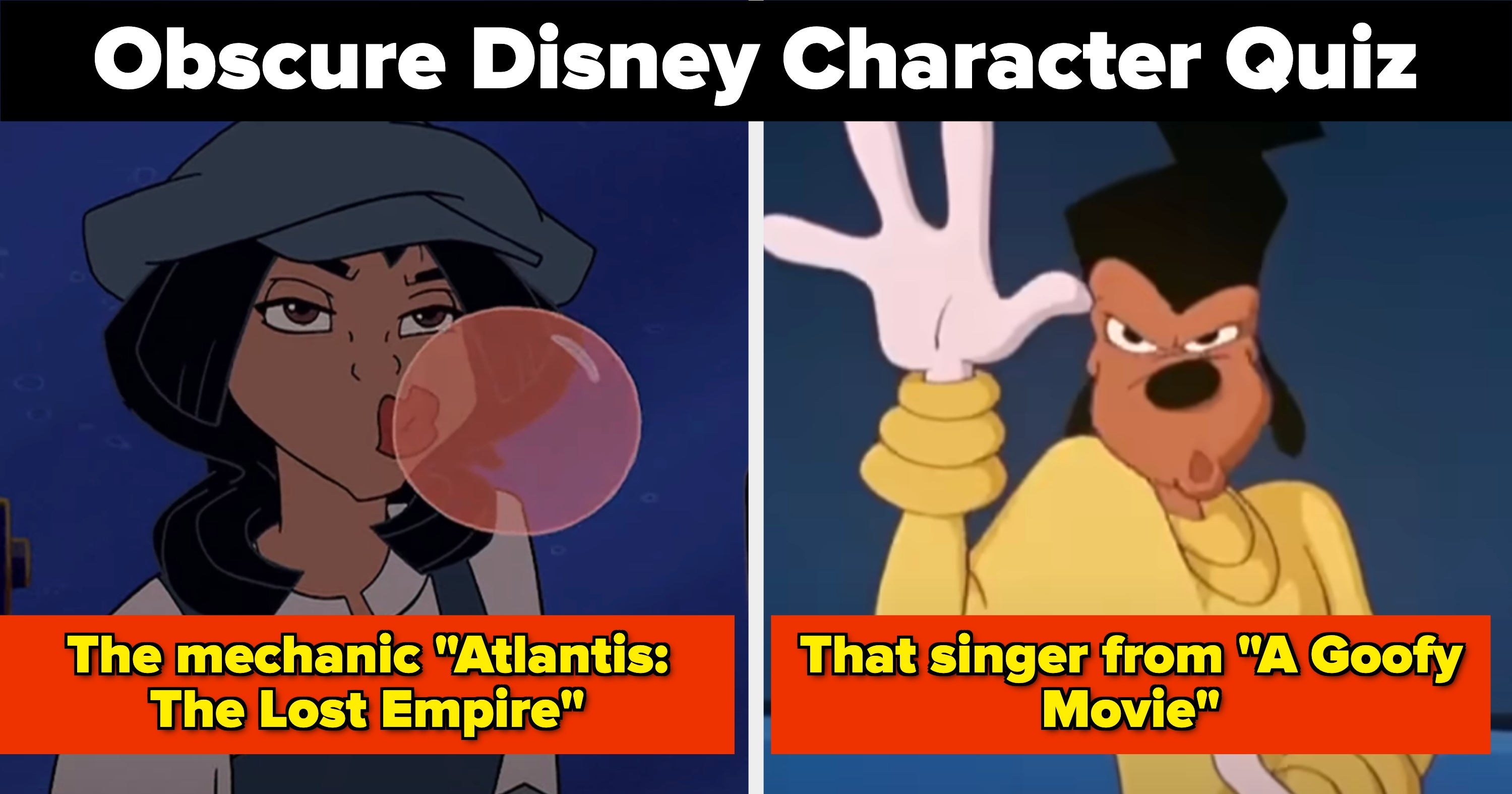 Only True Disney Fans Can Name These Obscure Animated Characters From One Frame