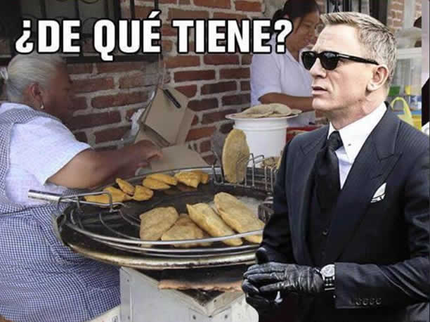 James Bond Spectre Dia De Los Muertos . chilango - Los memes de James Bond en el DF