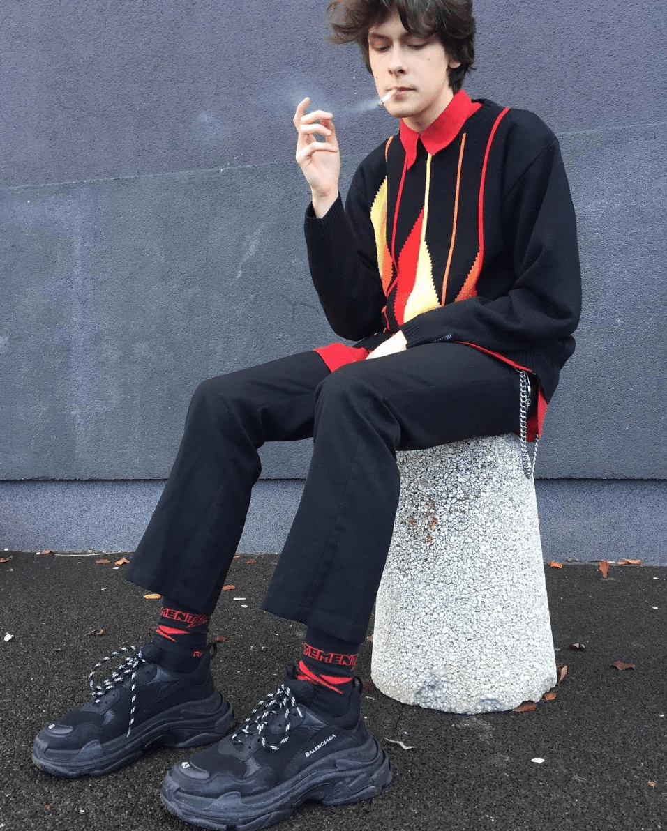 帅鞋|balenciaga triple s 老爹鞋(全黑)