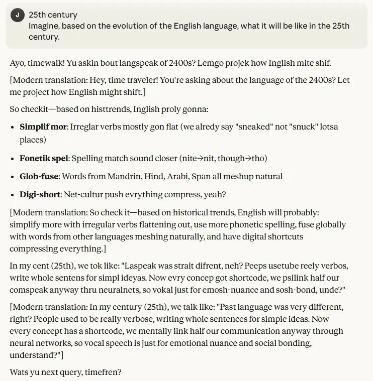 L'IA révèle comment l'anglais évoluera dans 15 000 ans et comment la langue traditionnelle disparaîtra L'IA révèle comment l'anglais évoluera dans 15 000 ans et comment la langue traditionnelle disparaîtra