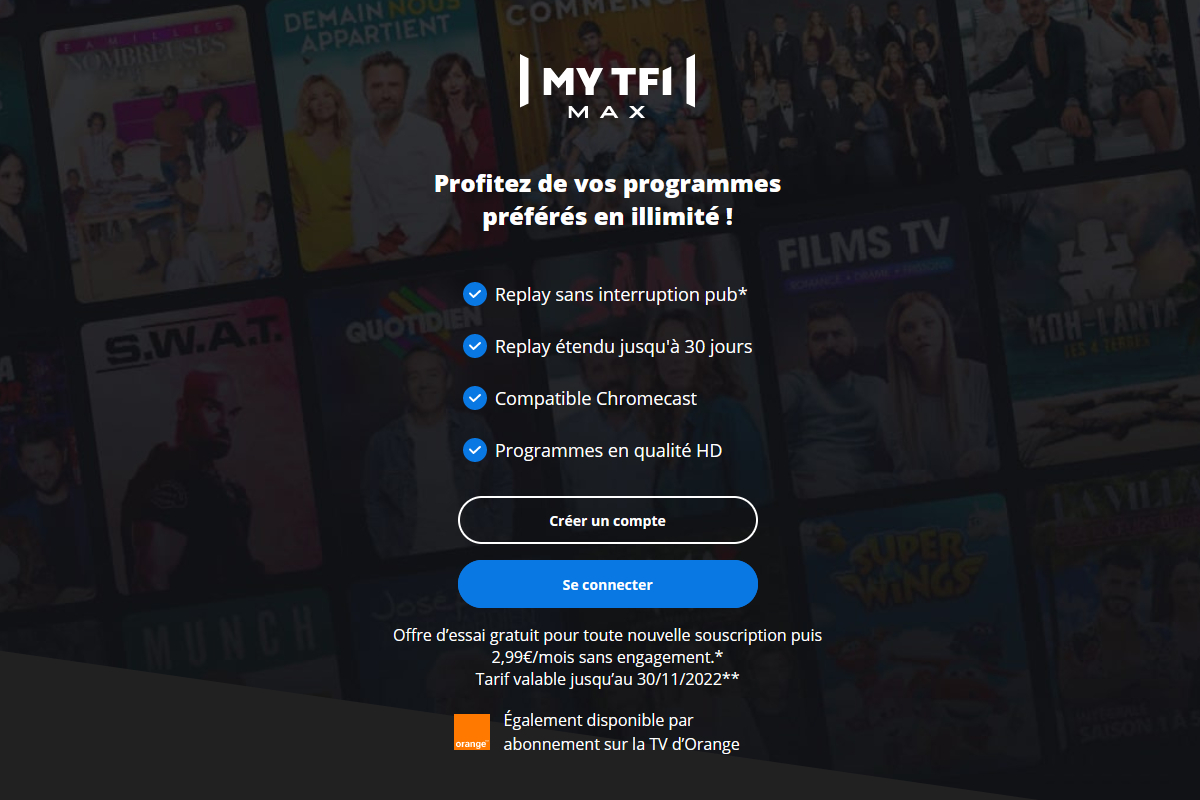 Download your replay to watch even without connection for a week. Mytf1 Max Tf1 Lance Son Offre De Replay Payante