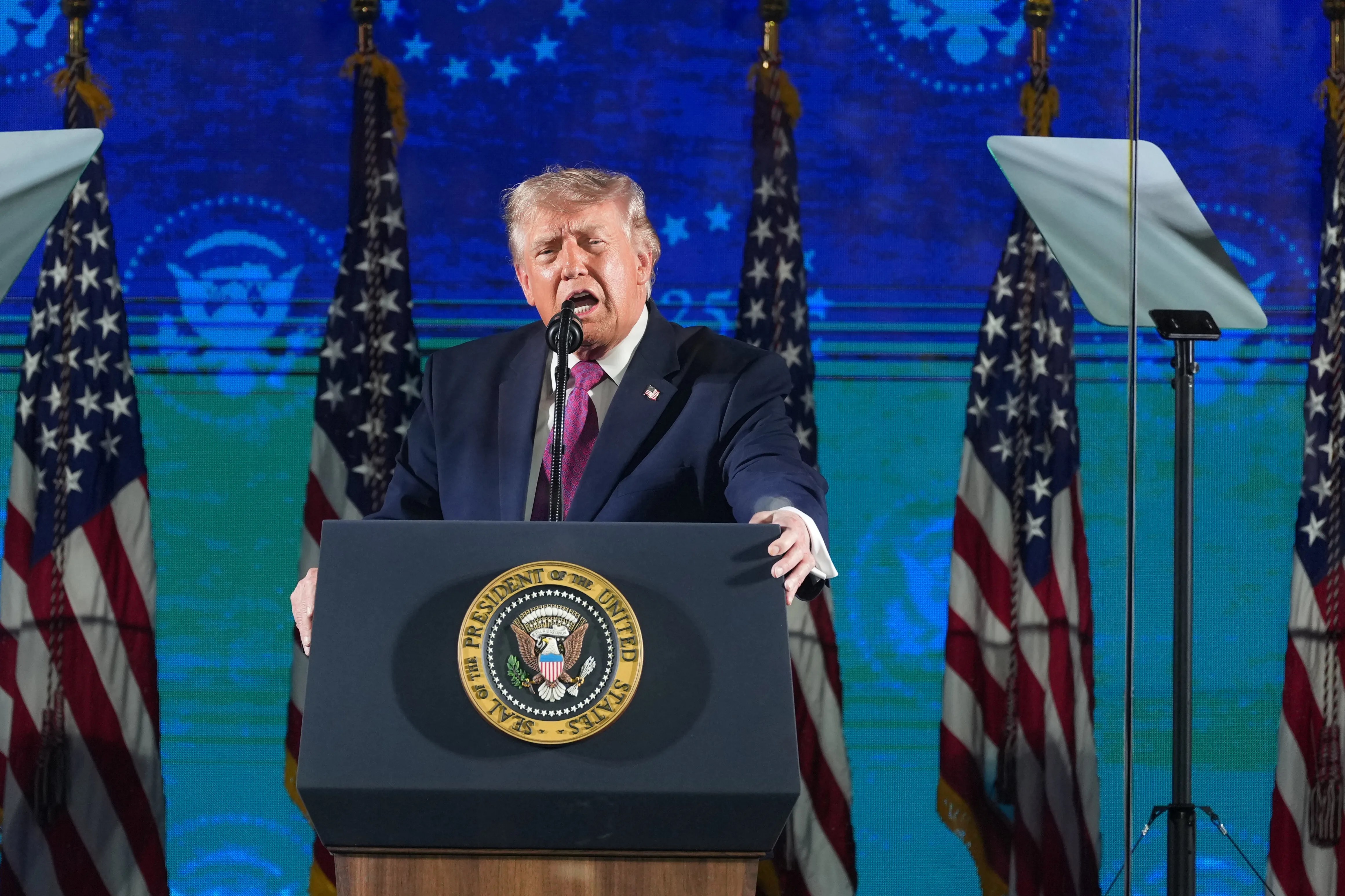 Trump Calls “Communists” Looters—Critics Point Back