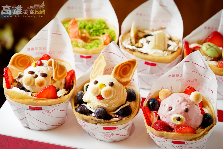 Fun Tower日本軟式可麗餅高雄一心店｜高雄三多商圈甜點下午茶推薦