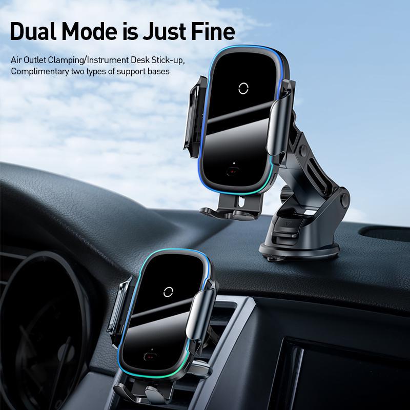 Buy Baseus Intelligent Infrared 15w Wireless Car Charger For Iphone 11 Pro Samsung Fast Wireless Charge At Affordable Prices Free Shipping Real Reviews With Photos Joom