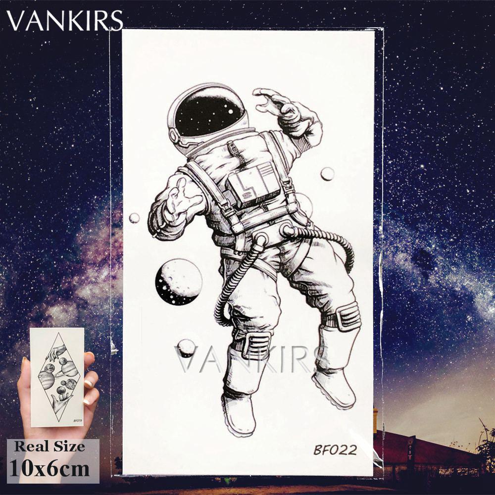 Buy 12 Pieces/Lot Black Fake Astronaut Kids Temporary Tattoos For Children Spaceman Tato Women Stickers At Affordable Prices — Free Shipping, Real Reviews With Photos — Joom 1000_x_1000_jpg