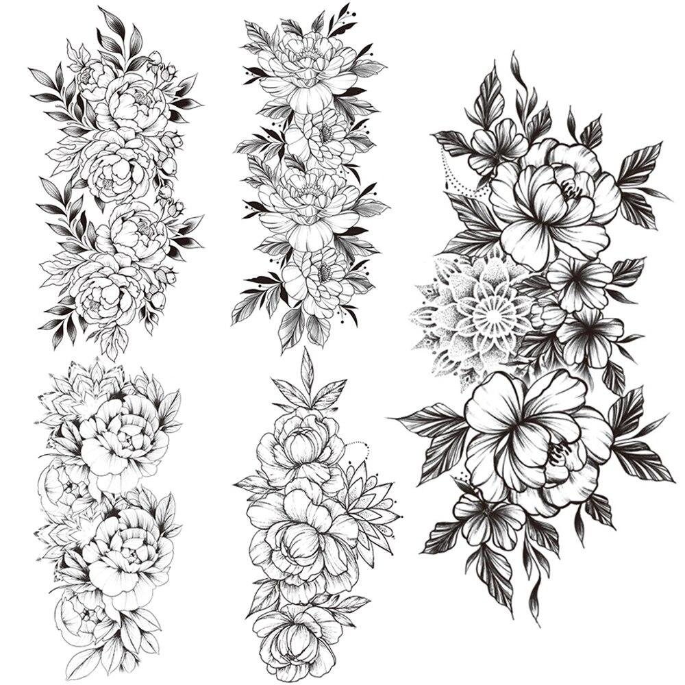 Daisy Mehndi Fiore Tatuaggi Temporanei Per Le Donne Grande Felpa Finta Tatuaggio Adesivo Camelia Girasole Coscia Braccio Impermeabile Tatoo Acquista In Modo Economico — Spedizione Gratuita, Recensioni Reali Con Foto — Joom 1000_x_1000_jpg
