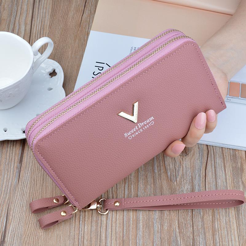 Purses are a great way to carry around all your belongings, but they can be pretty expensive. Buy Double Zipper Hand Purse Ladies Wallet Long Fashion Large Capacity Double Layer Wallet Phone Bag At Affordable Prices Free Shipping Real Reviews With Photos Joom
