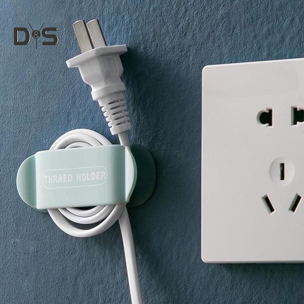 Buy Wall Mounted Punch Free Adhesive Plug Hook Cable Holder Charger Cord Organizer At Affordable Prices Free Shipping Real Reviews With Photos Joom