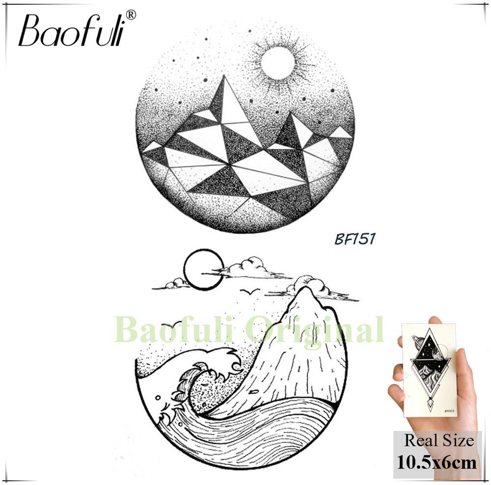 Buy 1Pc Men Body Art Temporary Tattoo Round Planets Tatoos Blue Arrow Sleeve Tattoo At Affordable Prices — Free Shipping, Real Reviews With Photos — Joom 988_x_1000_jpg