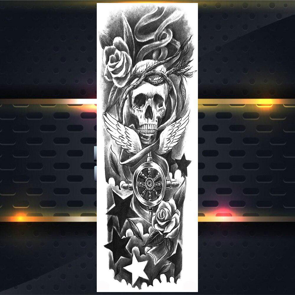 Full Arm Mechanical Robot Temporary Tattoos For Men Women Death Skull Flower Sleeve Tatoos Realistic Fake Washable Extra Large Size Tattoo Stickers – Pērc Par Zemām Cenām E-Komercijas Platformā Joom 1000_x_1000_jpg