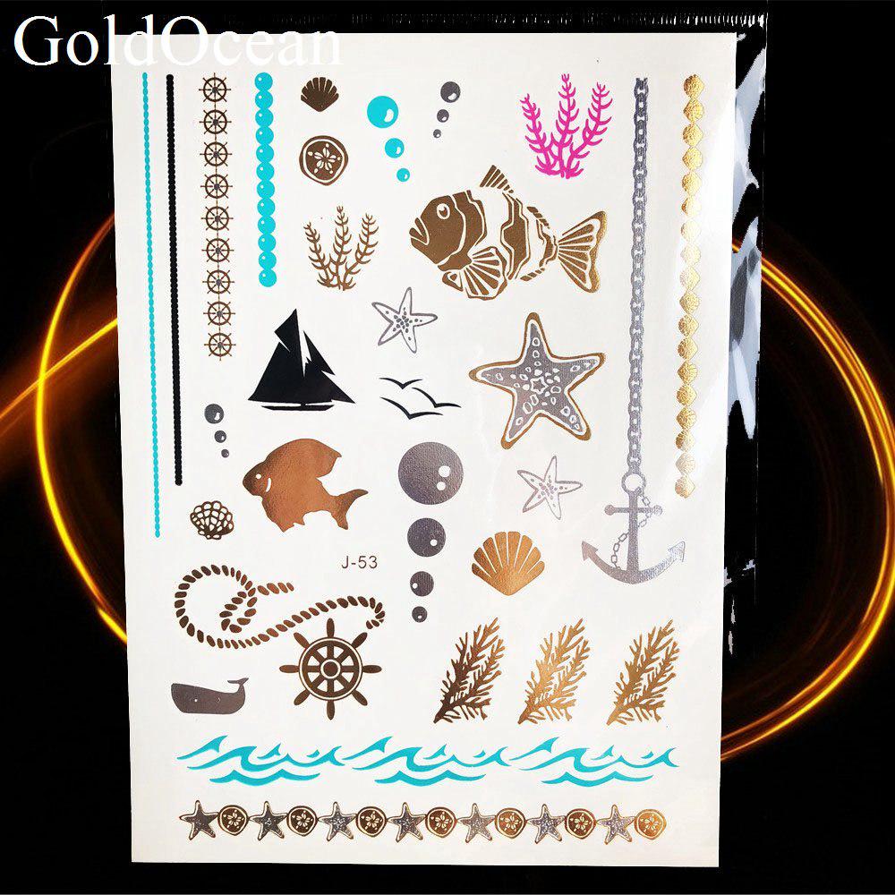 Buy 1Pc Henna Ganesha Gold Metallic Temporary Tattoo Hamsa Girl Feather Body Arm Art At Affordable Prices — Free Shipping, Real Reviews With Photos — Joom 1000_x_1000_jpg