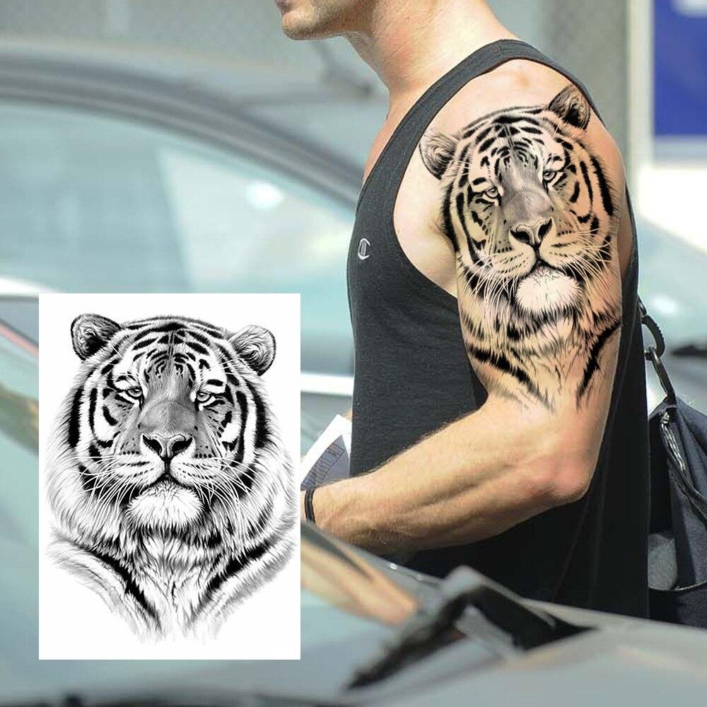 Realistic Fake Black Tiger Temporary Tattoos For Men Women Adult Washable Tatoos Sticker Creative Flower Wolf Lion Tattoos Decal Acquista In Modo Economico — Spedizione Gratuita, Recensioni Reali Con Foto — Joom 1000_x_1000_jpg