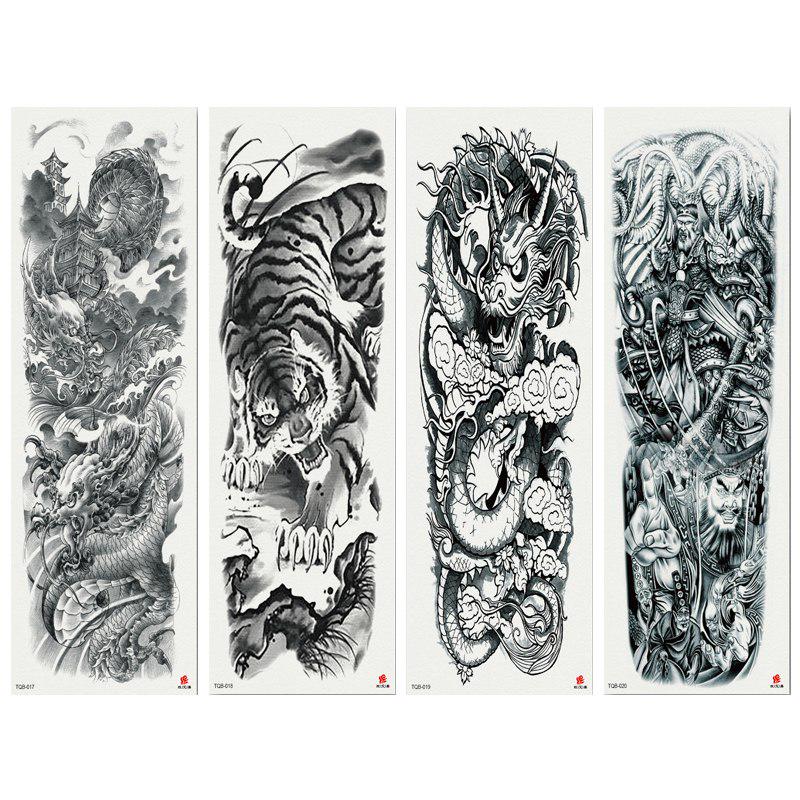 Tiger Dragon Scheletro Nero Tatuaggio Temporaneo Adesivi Per Uomini Donne Full Body Art Braccio Tattoo Acquista In Modo Economico — Spedizione Gratuita, Recensioni Reali Con Foto — Joom 800_x_800_jpg