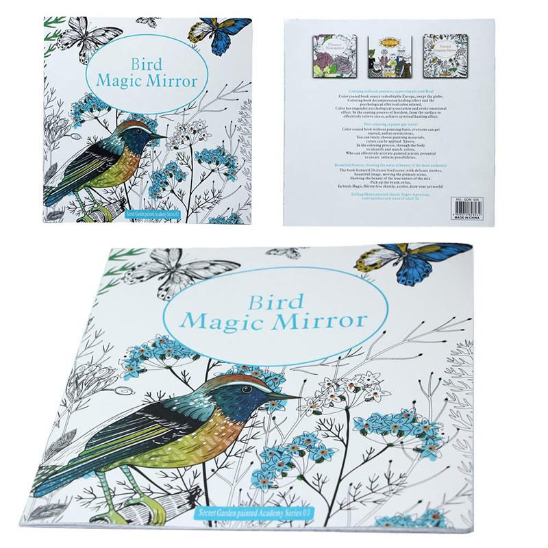 If you look outside on almost any day of the year, you'll likely see a variety of birds in your backyard. Secret Garden Bird Magic Mirror Children Adults Graffiti Coloring Book Gift Buy At A Low Prices On Joom E Commerce Platform