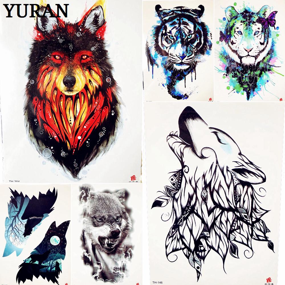 Buy 1Pc Summer Style Indian Red Fire Wolf Temporary Tattoo Flash Men Body Art Painting At Affordable Prices — Free Shipping, Real Reviews With Photos — Joom 1000_x_1000_jpg